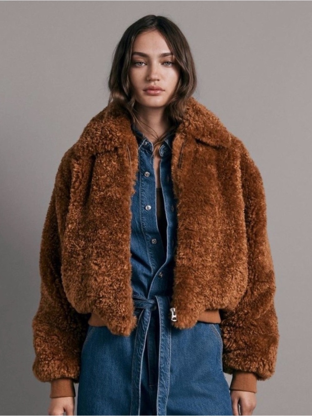 Rag and bone Nikki Fur bomber